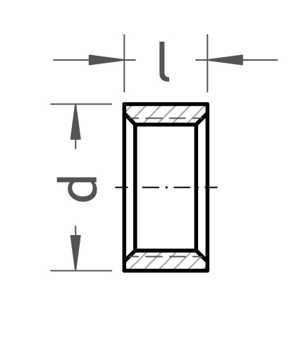 16 Stahlmuffe halbe Länge - Gröditzer Fittings GmbH A.L.