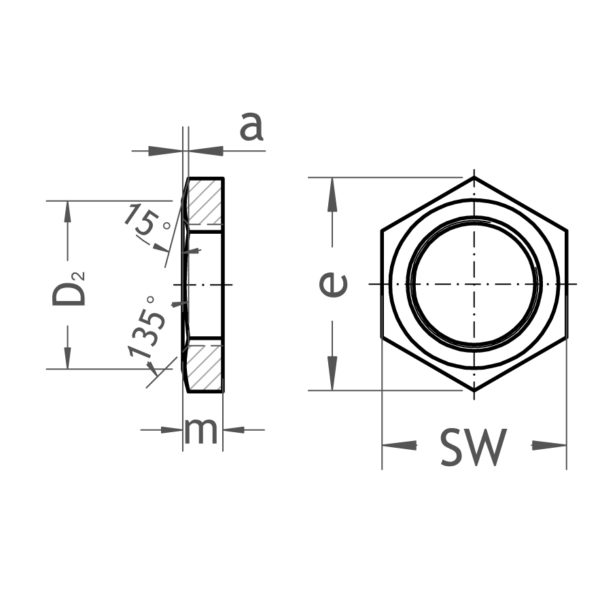 21 Gegenmutter - Gröditzer Fittings GmbH A.L.